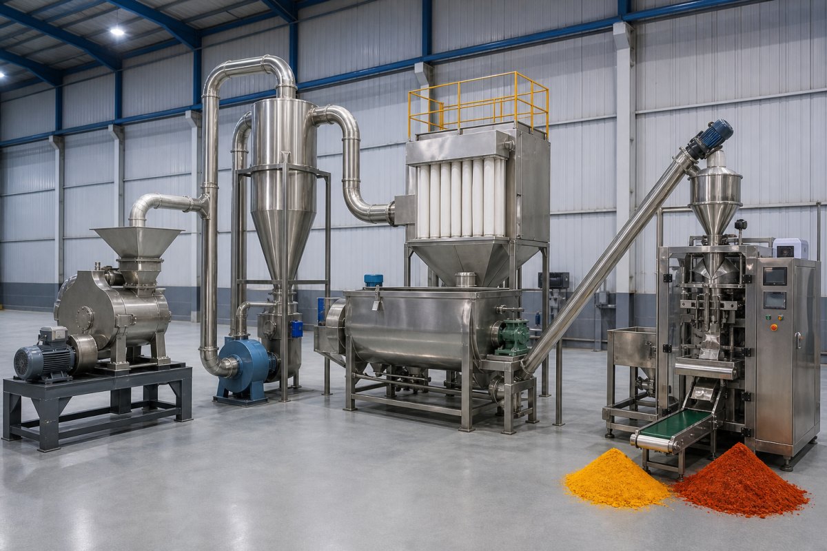 Spice Plant Machinery machinery