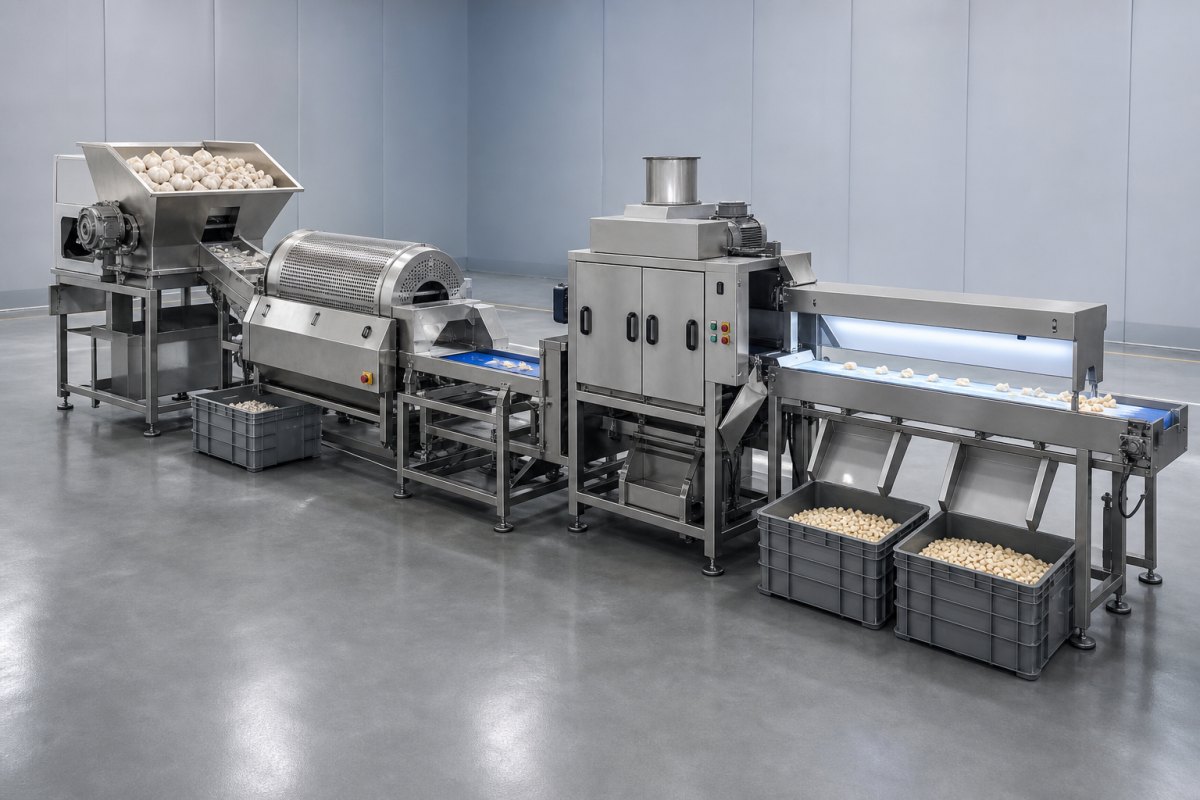 Garlic Processing Machine machinery